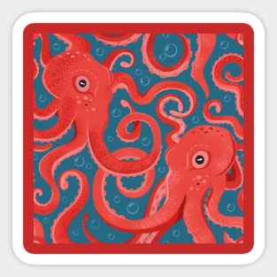 Dancing octopuses Sticker